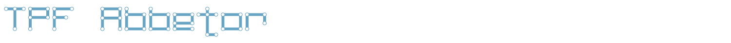 sample TPF Abbetor font